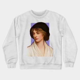 British Writer Mary Wollstonecraft illustration Crewneck Sweatshirt